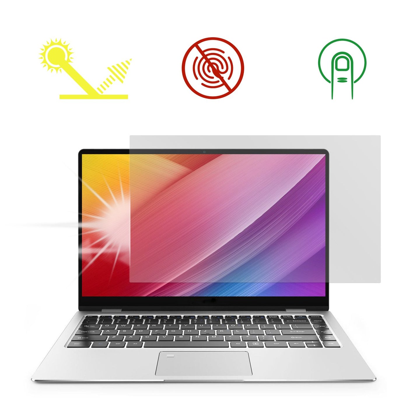 Anti-Glare and Anti Finger Print Screen Protector (3 Pack) for Laptop